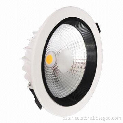 COB LED Downlight, 30W, with White Housing, 8 Inches, SAA-certified